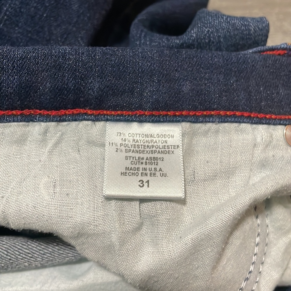Angry Rabbit Jeans Bootcut Size 31 distressed - Picture 7 of 7
